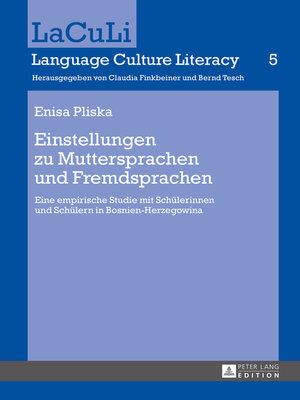 cover image of Einstellungen zu Muttersprachen und Fremdsprachen